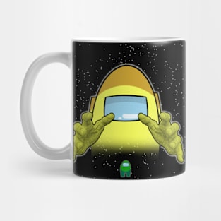 Suspicious Astronaut Mug